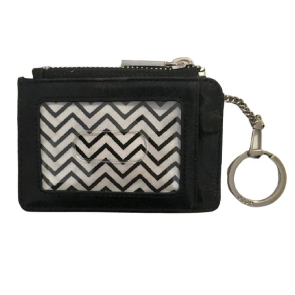 HOBO Handbags - HOBO Kai Keychain Wallet Black Leather